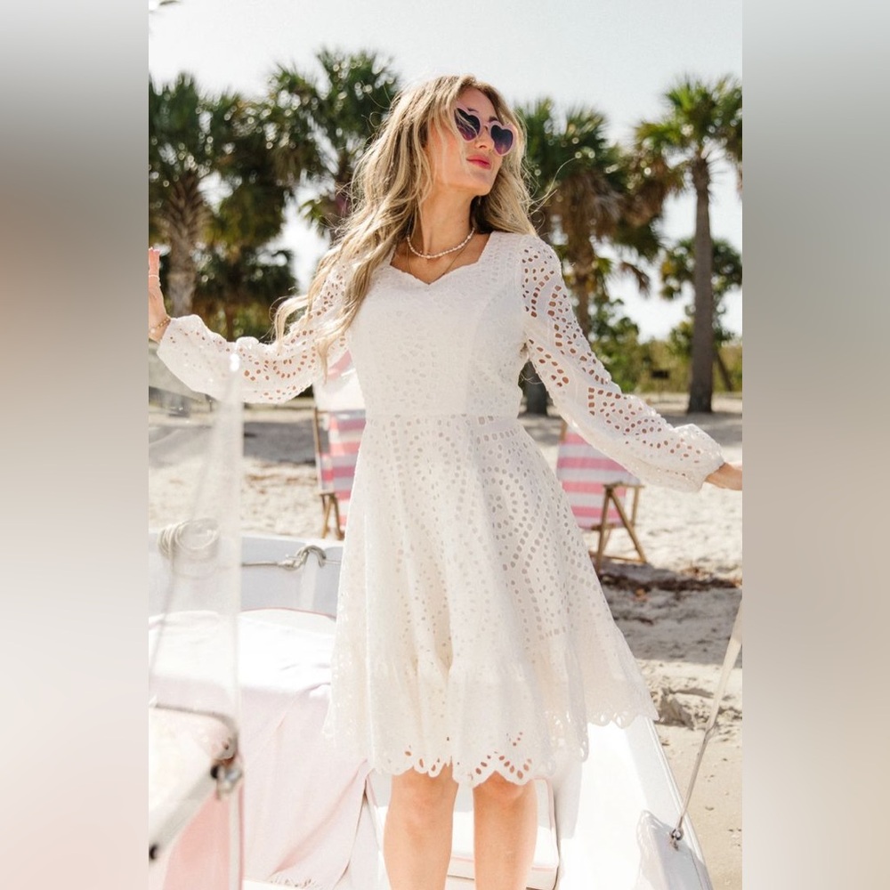 Ivy city Naomi eyelet dress